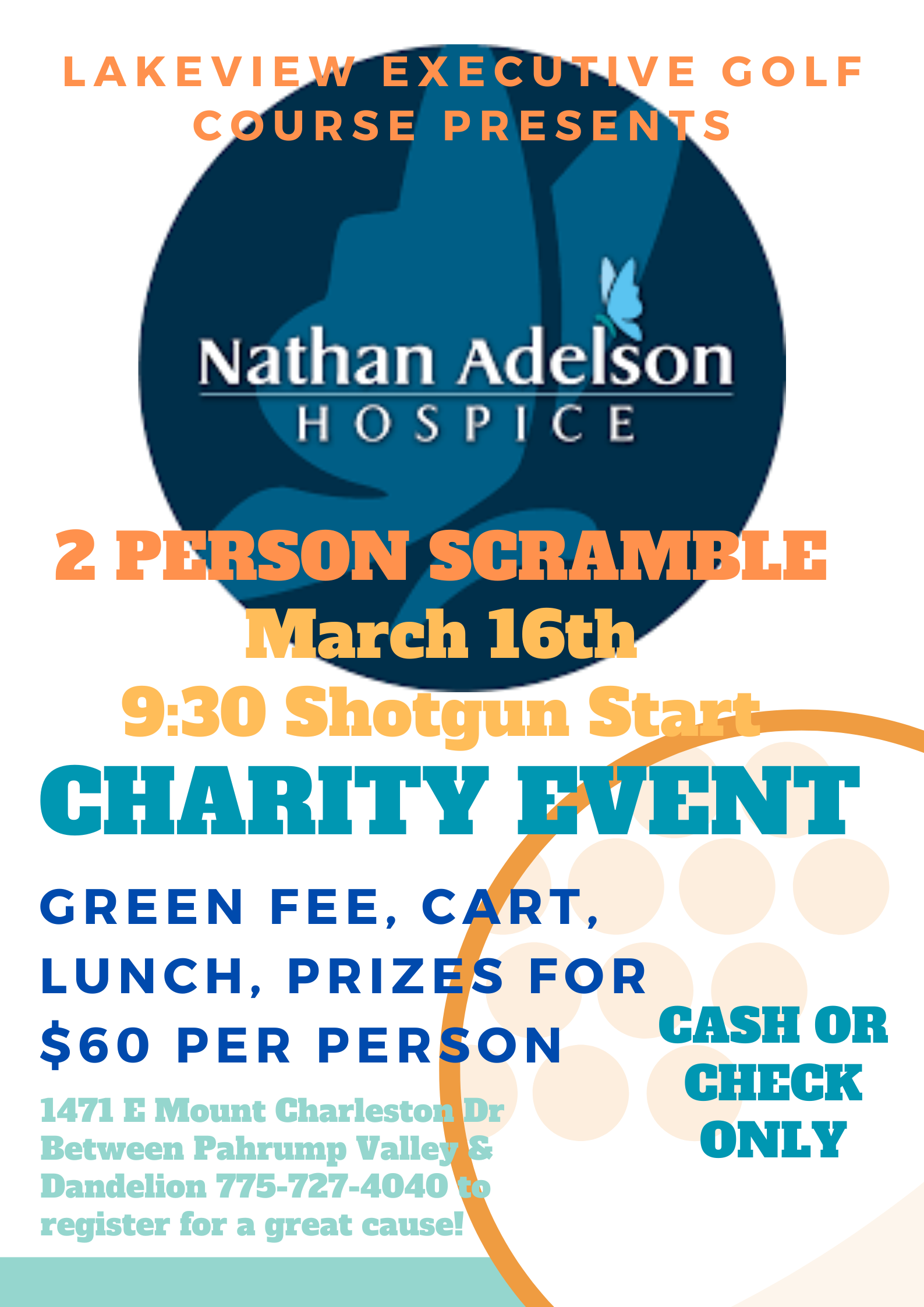 NAH Charity Event on  March 16th 